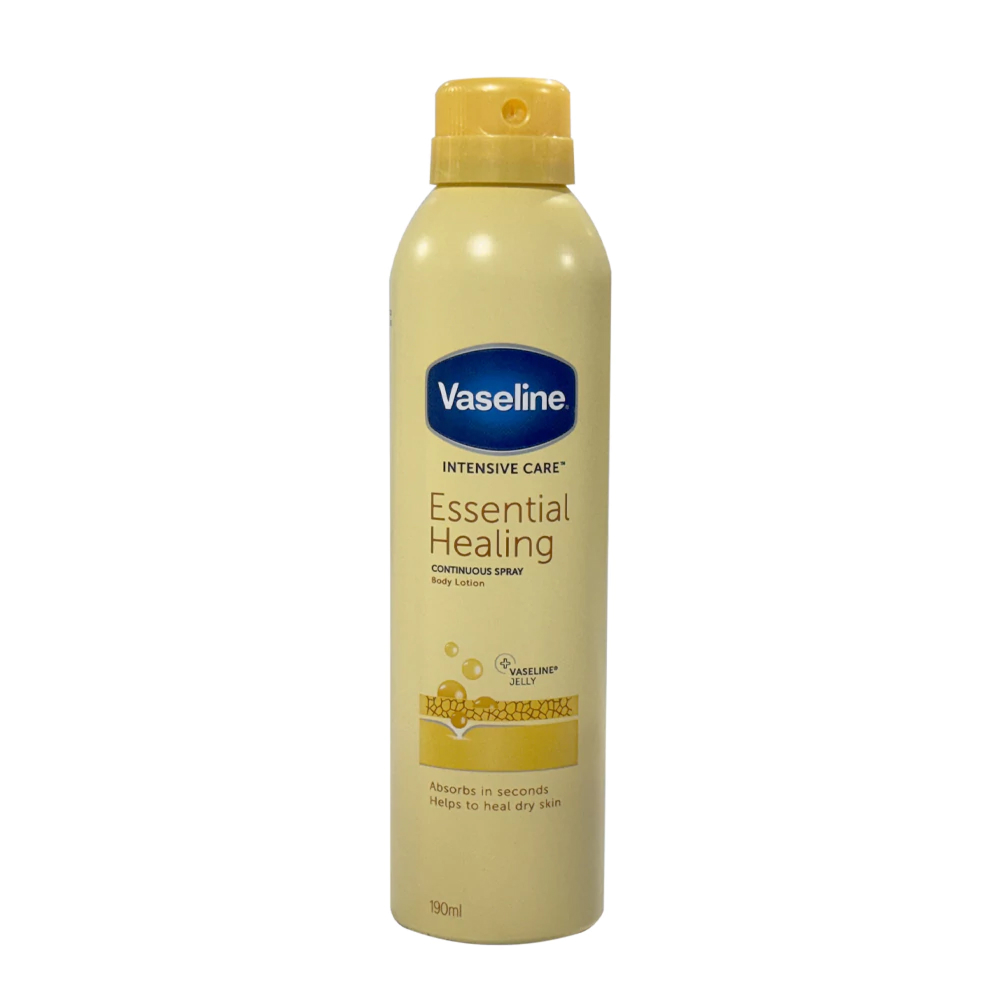 اسپری لوسیون بدن وازلین حاوی عصاره جو دوسر Essential Healing حجم 190 میل