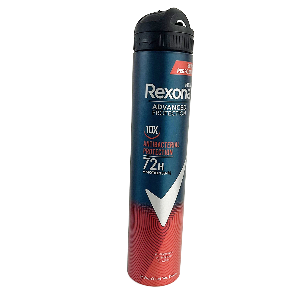 اسپری ضد تعریق مردانه رکسونا rexona مدل آنتی باکتریال حجم 200 میل